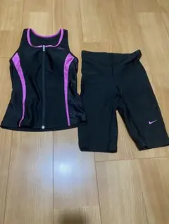 Nike スポーツ用水着セット ブラック/ピンク　Sサイズ