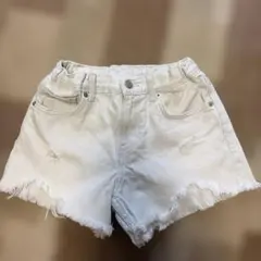 【美品】ZARA ザラ　白　ショートパンツ
