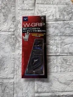 MIZUNO ミズノ　W-GRIP ゴルフグローブ 25cm ブラック×ブルー