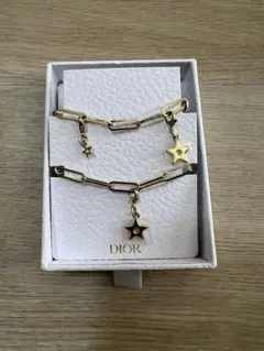 【新品未使用・非売品】Dior ゴールドチェーンストラップ チャーム付き
