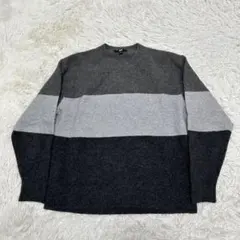 UNIQLO ユニクロ スフレヤーン ニット セーター グレー L