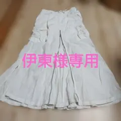 goa白ジッパーロングスカートのサムネイル