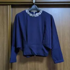 ファーファー　ビジュー付プルオーバーのサムネイル