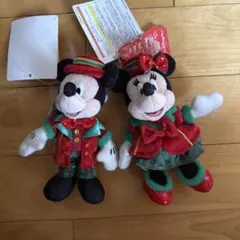 ミッキー・ミニー クリスマスぬいぐるみセット