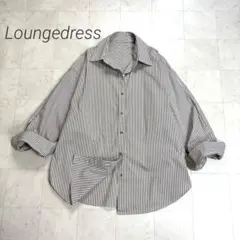 ユニオンランチ　ドルマンストライプシャツ　ブラウス　ユナイテッドアローズ UNION LAUNCH＞ドルマンスリーブ ストライプ シャツ BLUE