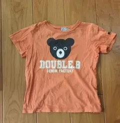 DOUBLE.B ミキハウス Tシャツ オレンジ 130