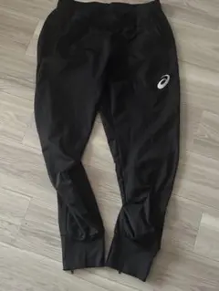 ASICS ブラック トレーニングパンツ