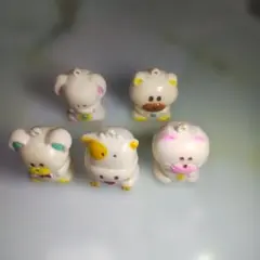 動物キャラクター フィギュア 5体セット