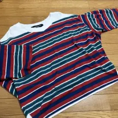 mercibeaucoup, マルチボーダー Tシャツのサムネイル