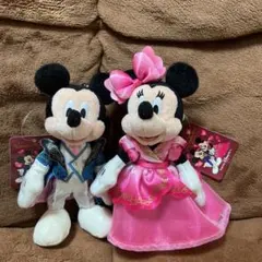 ディズニー　バレンタインナイト　ぬいぐるみバッジ