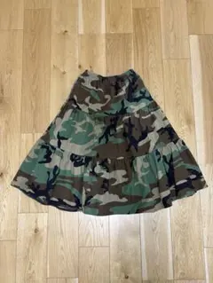 TIGRE BROCANTE カモフラ柄 ロングスカート - メルカリ