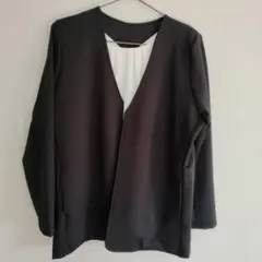 anvai　ストレッチ　ノーカラージャケット