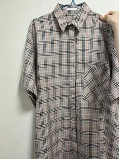 半袖チェックシャツのサムネイル