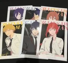 『チェンソーマン』オリジナルクリアファイル 全6種 コンプリートセット＊ローソン