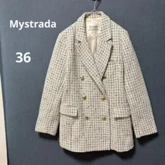 Mystradaマイストラーダ 36 ツイードジャケット テーラードジャケットのサムネイル