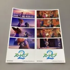 ディズニー　ズートピア2 ステッカー 入場者プレゼント 特典 第7弾 映画
