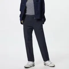 UNIQLO ユニクロ　スマートアンクルパンツ　ネイビー　M
