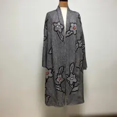 絞りリメイクロングカーディガン