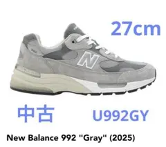 New Balance 992 Gray 2025 27cm
