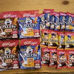 Kellogg's コーンフロスティ チョコ 大容量4袋　ミニ14袋 まとめ売りのサムネイル
