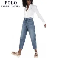 定価34,100円 美品 ポロラルフローレン ハドソンジーンズ バルーン 踝丈