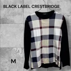 BLACKLABELCRESTBRIDGE チェック 長袖Tシャツ M 春