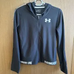 Under Armour ブラック フード付きジャケット YLG