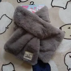 【新品】シナモロール グレー ファー マフラー レディース サンリオのサムネイル
