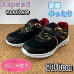 スニーカー 子供 キッズ 男の子 スクール 通学 20cm ボーイズ 黒