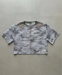 《AVILEX》アヴィレックス メッシュカモプリントトップス (f895)