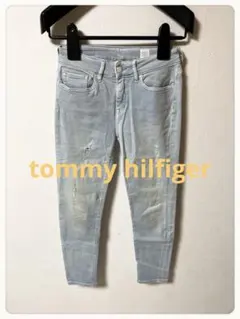 ☘️P1☘tommy hilfiger ストレッチ スキニーデニム 26/28のサムネイル