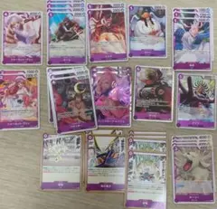 紫エネル デッキ調整パーツ各種 神の島の冒険 ワンピースカードゲーム