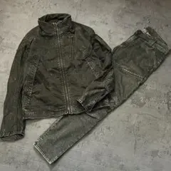 darkwear leopard double zip short jacket - メルカリ