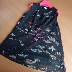 Jocomomola de Sybilla42鳥チュニック黒のサムネイル