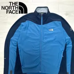 THE NORTH FACE トラックジャケット ブルー XL ジャージ 刺繍のサムネイル