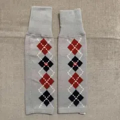 le coq sportif ゴルフ アーガイル柄 ニットレッグウォーマー