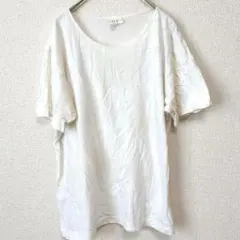 ジェイクルー J.CREW 【M】半袖Tシャツ ホワイト レディースのサムネイル