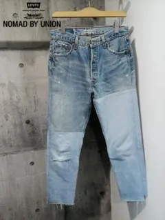 USA製 90s NOMAD BY UNIONリーバイス501再構築デニムパンツ