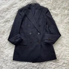 Theory✨ダブルブレスト　麻　TAILOR 春ライトアウター　テーラード