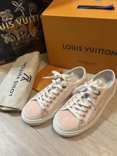 正規品　美品LOUIS VUITTON ピンク スニーカー