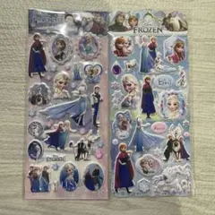 正規品 アナと雪の女王 FROZEN 立体シール2枚