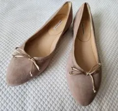 FABIO RUSCONI ベージュバレエシューズ 381/2