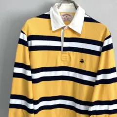 BrooksBrothers ブルックスブラザーズラガーシャツ長袖ポロシャツ S