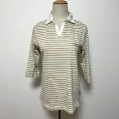 FILA フィラ ストライプ ポロシャツ Mサイズ