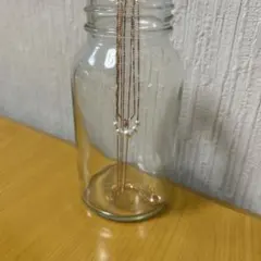 ピンクゴールド２連チェーンのネックレス