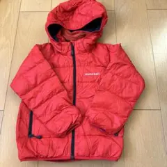 mont-bell キッズ ダウンコート 110 レッド