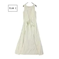 ★新品/定価21万★ PLAN C ストライプマキシドレス 38のサムネイル