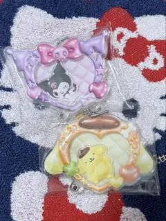 サンリオ　シークレットカスタムアクリルチャーム　ハートシリーズ　クロミ　ポムポム