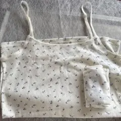 新品未使用　プチバトー　レディース Ｍ　花柄 キャミソール ショーツ　セット