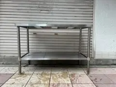 2【中古】作業台/ステンレス作業台 厨房 居酒屋 料理 キッチン
